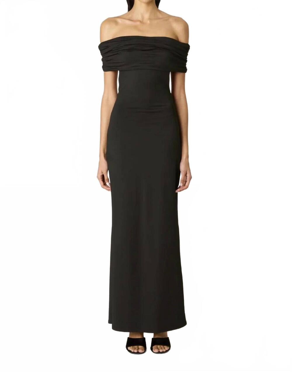 NEW NIA evangeline dress in black